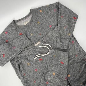 Lou & Grey Gray Track Pants & Joggers with Multicolor Accents